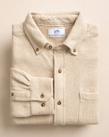 Southern Tide - Waffle Weave Heather Shirt