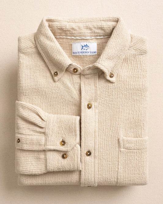 Southern Tide - Waffle Weave Heather Shirt
